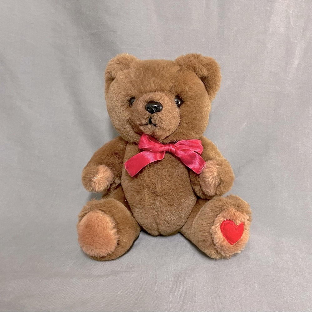 Vintage KAMAR Teddy Bear Brown Jointed Arms and Legs Handmade in Korea